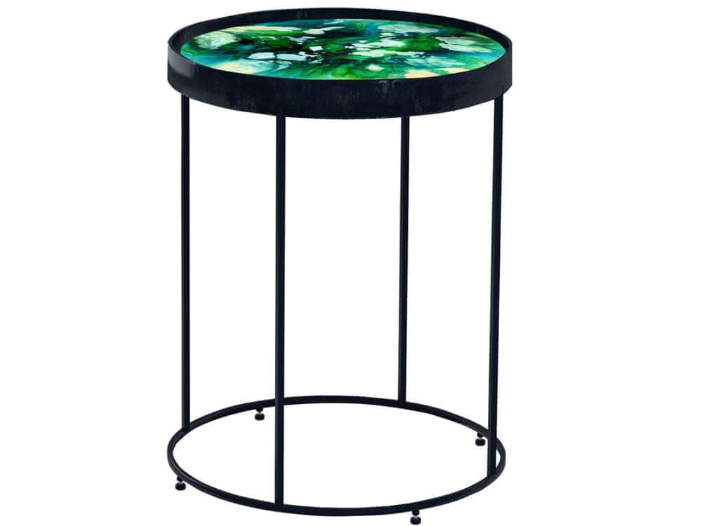 Danish Style Konferenčný stolík Galantis, 47 cm, zelená